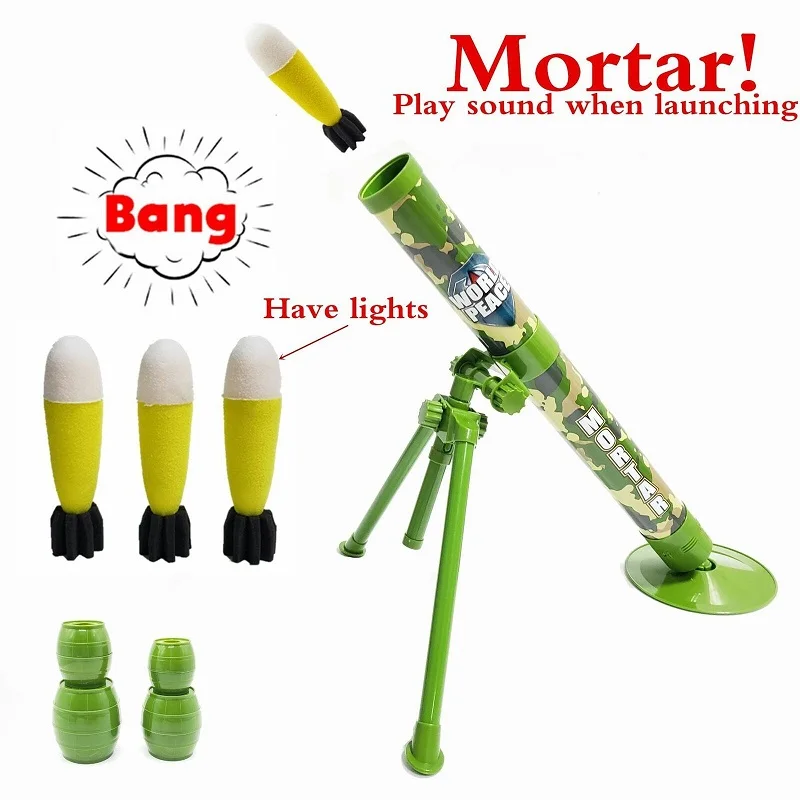 New Mortars Howitzer Gel Blaster Shooting Rocket Launcher Fun Foam Mortar Tactical Shooter Toy
New Mortars Howitzer Gel Blaster Shooting Rocket Launcher Fun Foam Mortar Tactical Shooter Toy