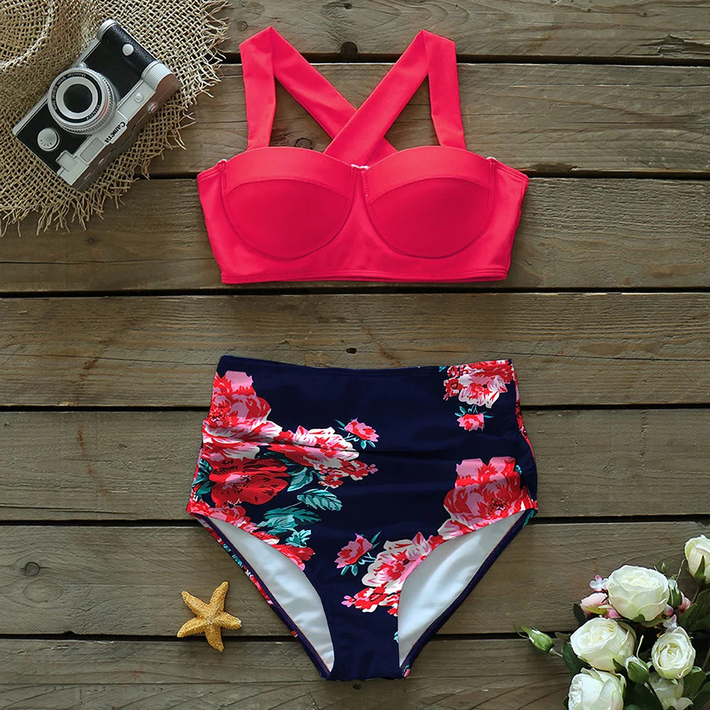 High Waist Swimsuit 2021 Halter Vintage Retro Bikinis Women Bandage Top Push Up Swimwear Female Bathing Suits Beach Wear Biquini
High Waist Swimsuit 2021 Halter Vintage Retro Bikinis Women Bandage Top Push Up Swimwear Female Bathing Suits Beach Wear Biquini