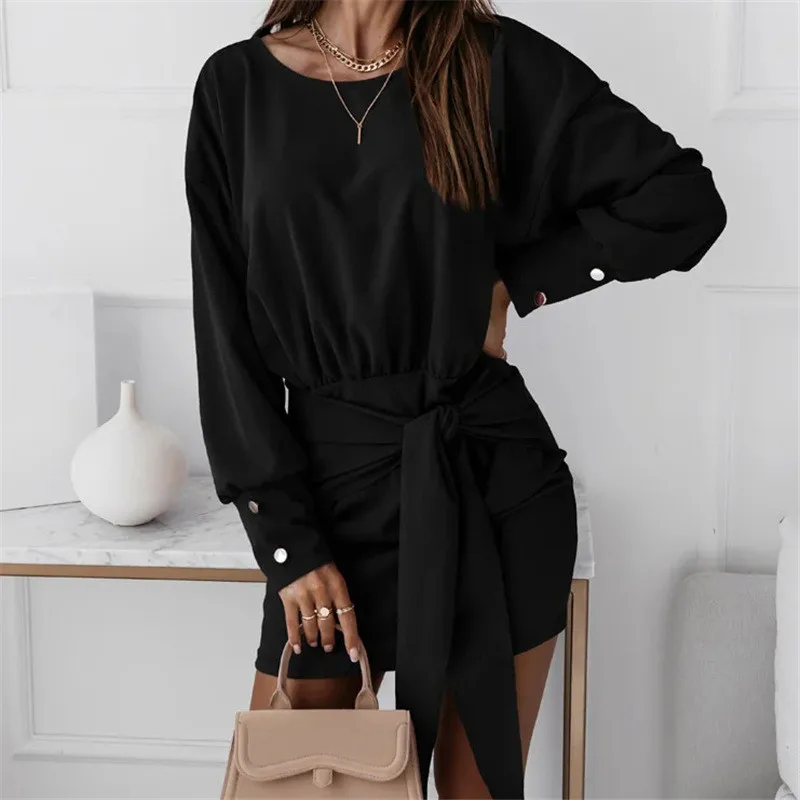 Long Dress Clothes Solid Sleeve Women's Bandage Lace Red Up Sexy Fashion Autumn Ladies Dresses Female Elegant O-neck Patry Band
Long Dress Clothes Solid Sleeve Women's Bandage Lace Red Up Sexy Fashion Autumn Ladies Dresses Female Elegant O-neck Patry Band
