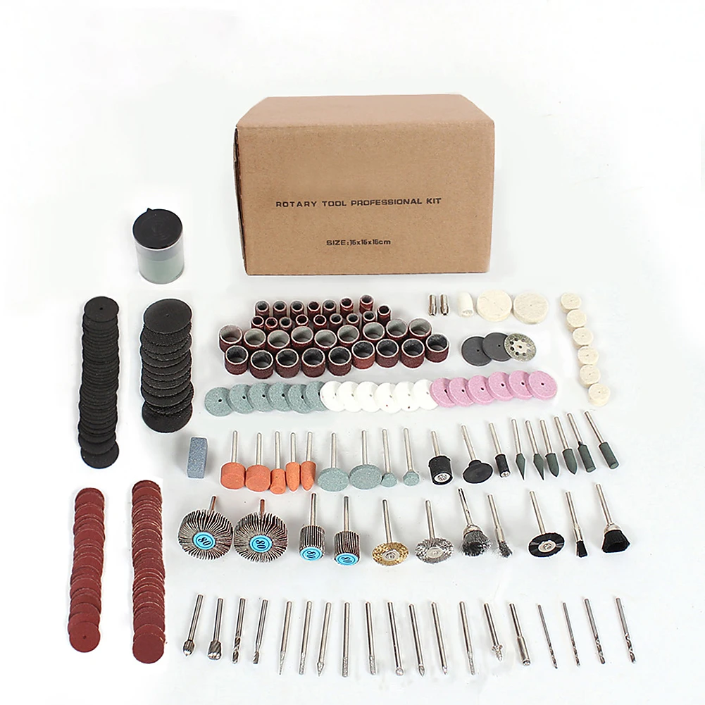 248Pcs/Set Dremel Style Accessories Abrasive Tools Wood Metal Engraving Electric Rotary Grind Tool Accessory For Dremel Bit Kit
248Pcs/Set Dremel Style Accessories Abrasive Tools Wood Metal Engraving Electric Rotary Grind Tool Accessory For Dremel Bit Kit
