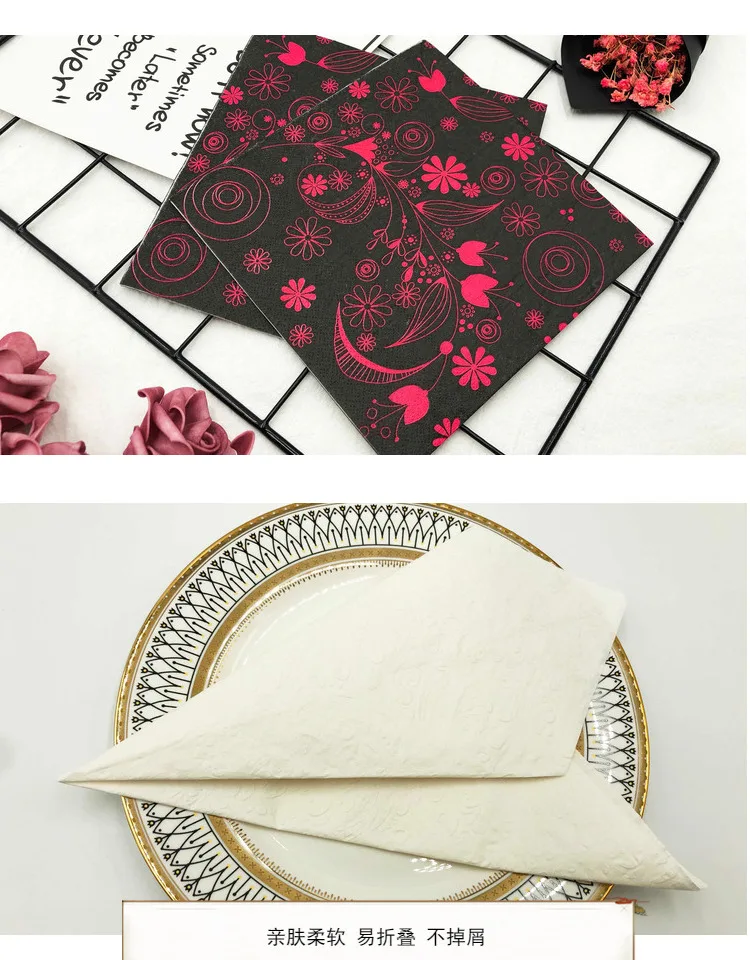 20pcs/lot 33*33cm Color Printed Tissue Creative Flowers and Plants Colorful Printed Napkin Coffee Shop Party Tissue Decor
20pcs/lot 33*33cm Color Printed Tissue Creative Flowers and Plants Colorful Printed Napkin Coffee Shop Party Tissue Decor