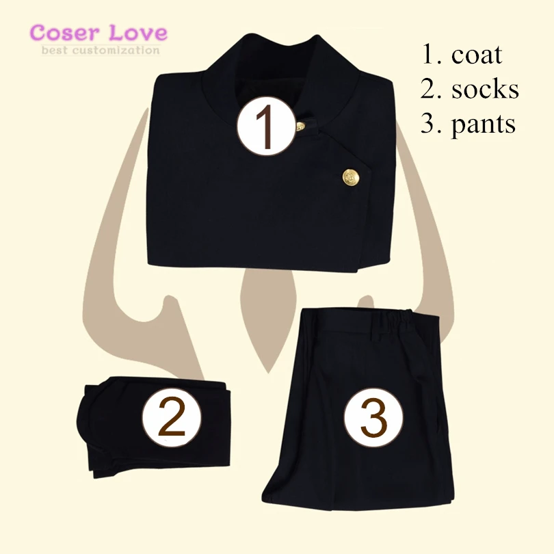 Jujutsu Kaisen Fushiguro Megumi Cosplay Costume Halloween Christmas Party
Jujutsu Kaisen Fushiguro Megumi Cosplay Costume Halloween Christmas Party