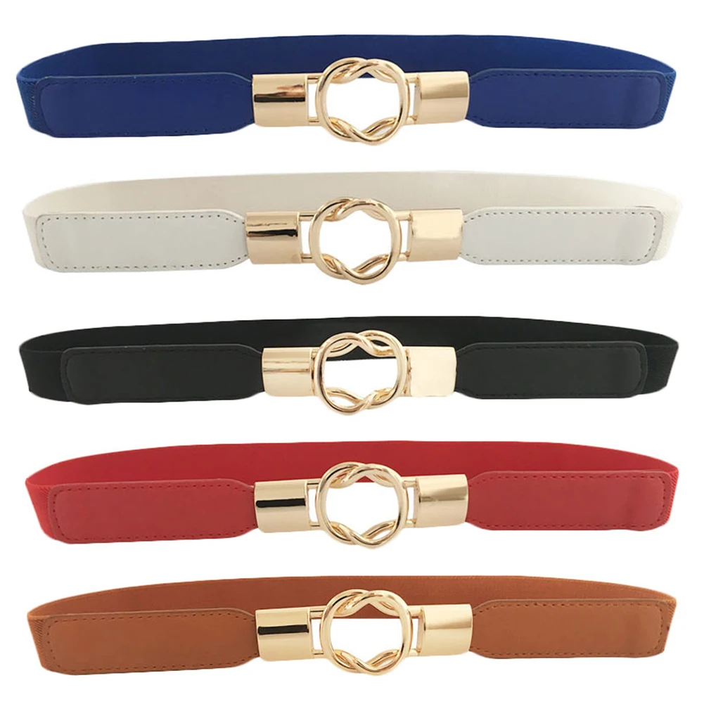 Practical For Dress Elastic Solid Skinny Thin Women Waist Belt Simple Stretch Daily Artificial Leather Fashion Alloy Buckle
Practical For Dress Elastic Solid Skinny Thin Women Waist Belt Simple Stretch Daily Artificial Leather Fashion Alloy Buckle