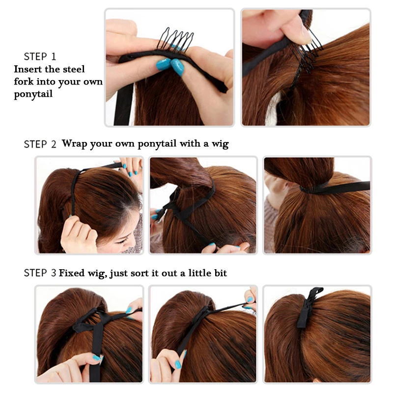 WIGSIN Syntheic Long Kinky Curly Ponytail Hair Extension Drawstring Clip in Hair 22Inch Black Brown Hairpieces for Women
WIGSIN Syntheic Long Kinky Curly Ponytail Hair Extension Drawstring Clip in Hair 22Inch Black Brown Hairpieces for Women
