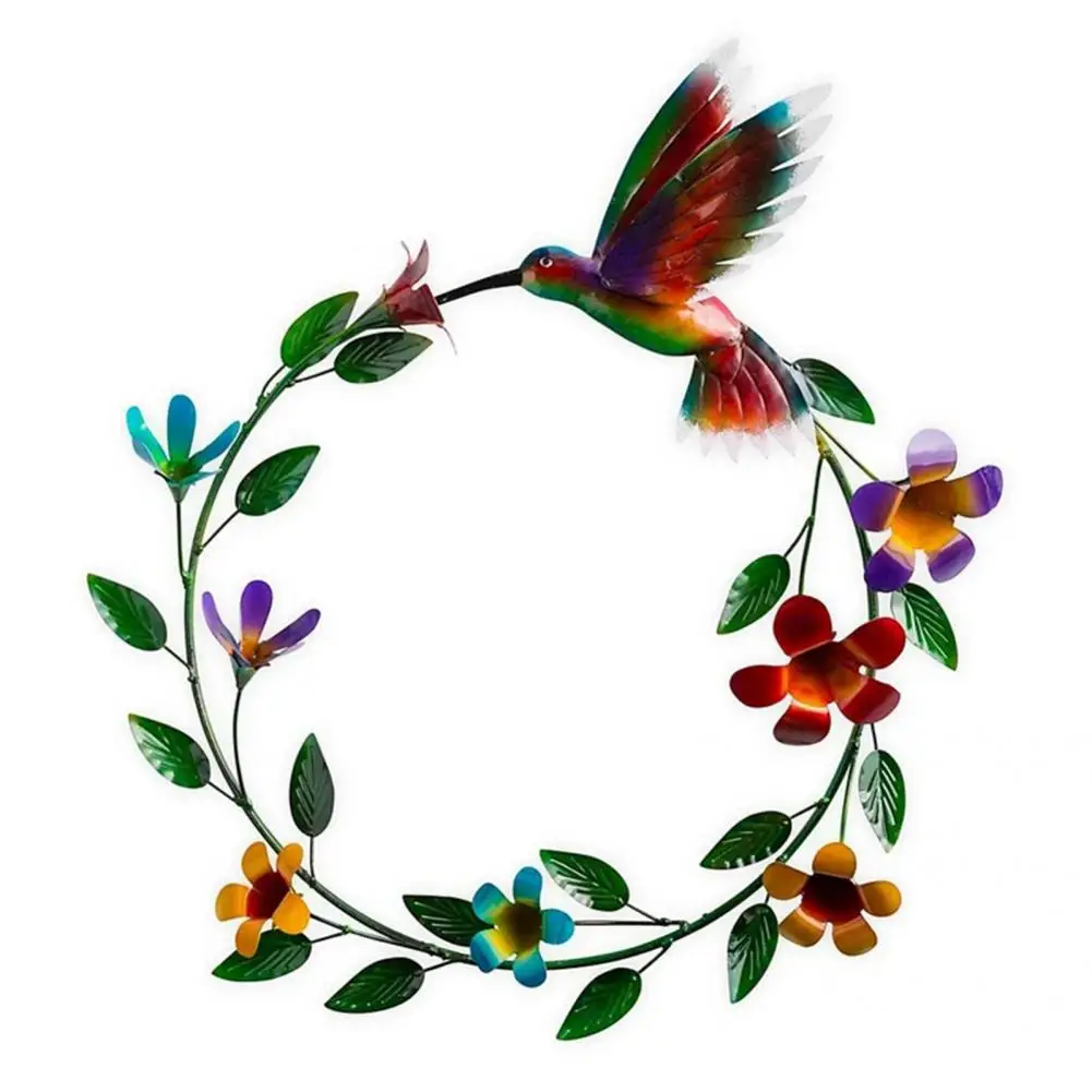 Durable Hummingbird Round Flower Pendant Hanging Ornament Lightweight Hummingbird Wreath Pendant Useful for Balcony
Durable Hummingbird Round Flower Pendant Hanging Ornament Lightweight Hummingbird Wreath Pendant Useful for Balcony