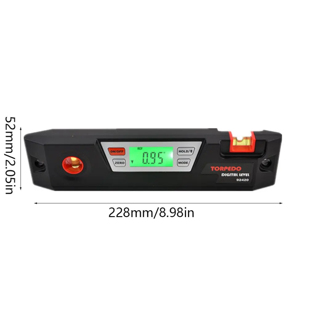360 Degree Mini Digital Protractor Angle Finder Inclinometer Electronic Level With Magnetic Bottom Angle Measuring Tool
360 Degree Mini Digital Protractor Angle Finder Inclinometer Electronic Level With Magnetic Bottom Angle Measuring Tool