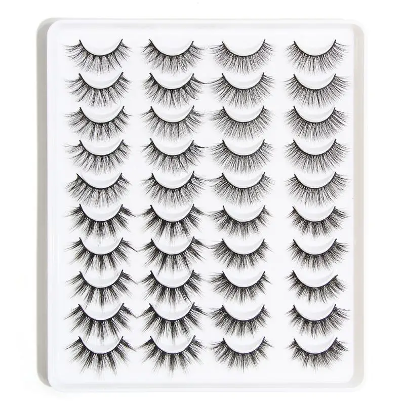 20 Pairs Of 3D Eyelashes Wholesale Lashes Natural With Eyelash Beauty Supplies Makeup False Eyelashes
20 Pairs Of 3D Eyelashes Wholesale Lashes Natural With Eyelash Beauty Supplies Makeup False Eyelashes