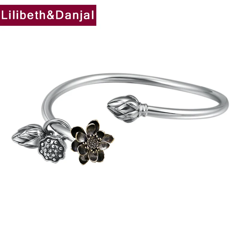 Lotus Opening Bracelet Bangle Pure 925 Sterling Silver Women Fashion Brand Jewelry 2021 New Arrival Wholesale Bijoux Femme B06
Lotus Opening Bracelet Bangle Pure 925 Sterling Silver Women Fashion Brand Jewelry 2021 New Arrival Wholesale Bijoux Femme B06