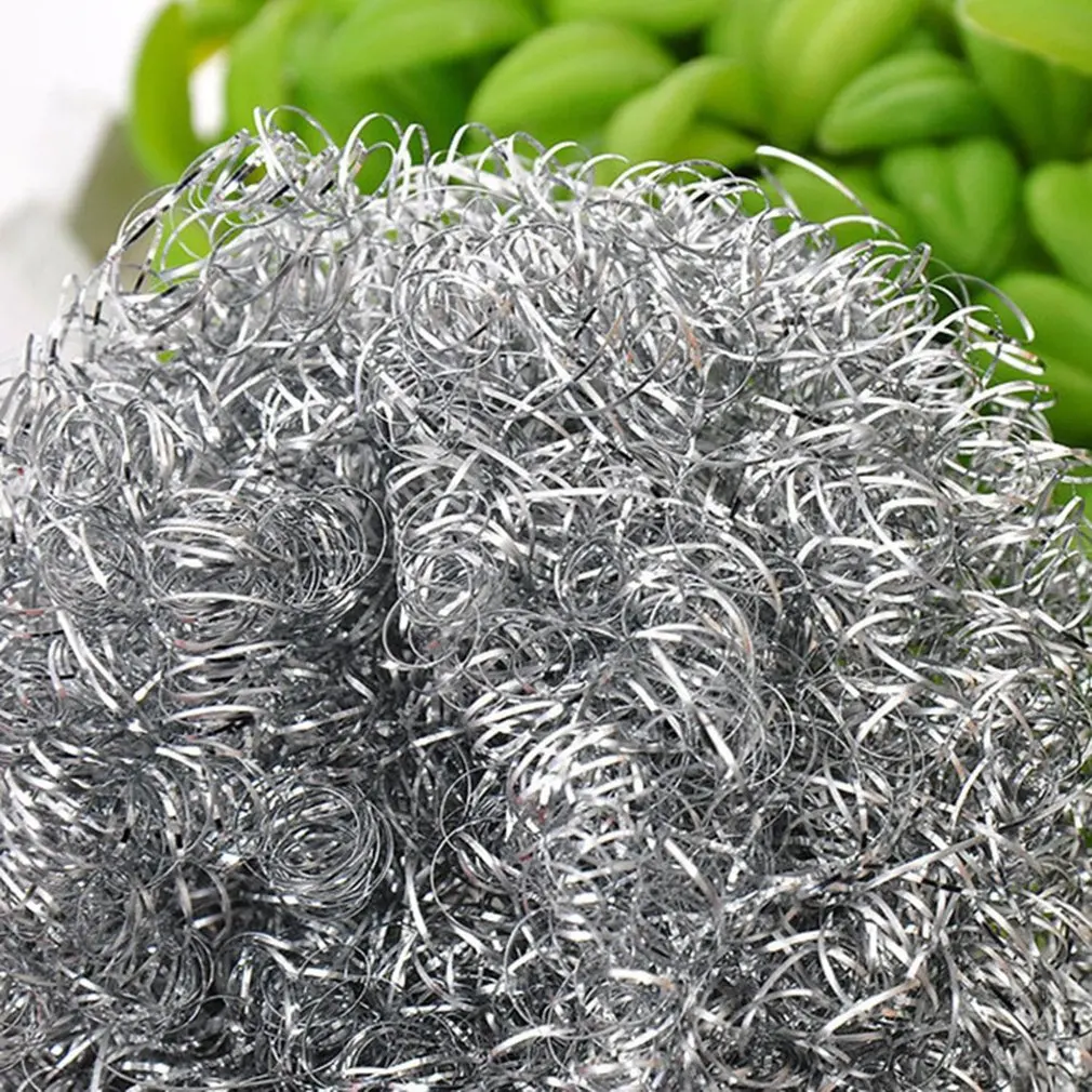 6PCS/SET Steel Scourer Ball Cleaning Brush Easy Use Small Size Cleaning Tool Bristles Gas Stoves Cleaner
6PCS/SET Steel Scourer Ball Cleaning Brush Easy Use Small Size Cleaning Tool Bristles Gas Stoves Cleaner