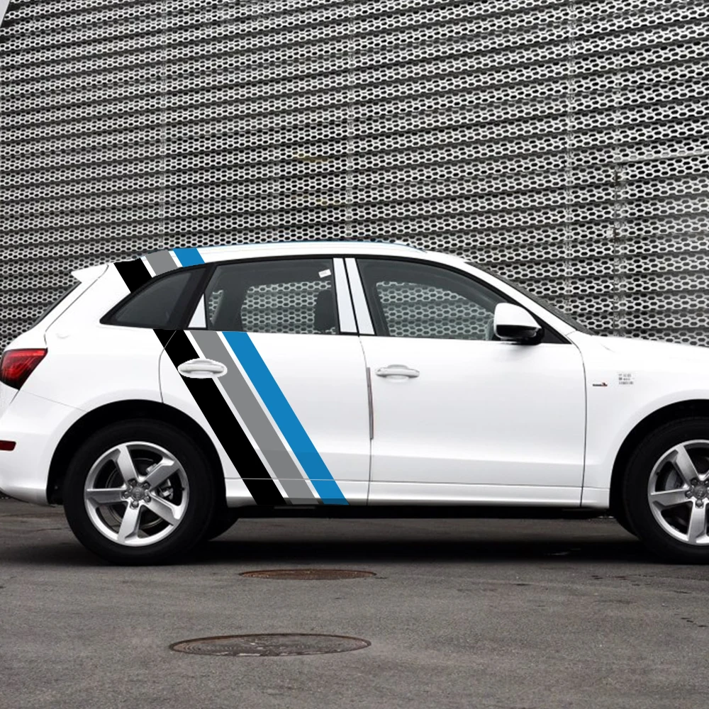 Автомобильная наклейка с боковыми полосками, автомобильная виниловая пленка, гоночные графические наклейки, автомобильные наклейки для BMW,...
Автомобильная наклейка с боковыми полосками, автомобильная виниловая пленка, гоночные графические наклейки, автомобильные наклейки для BMW,...