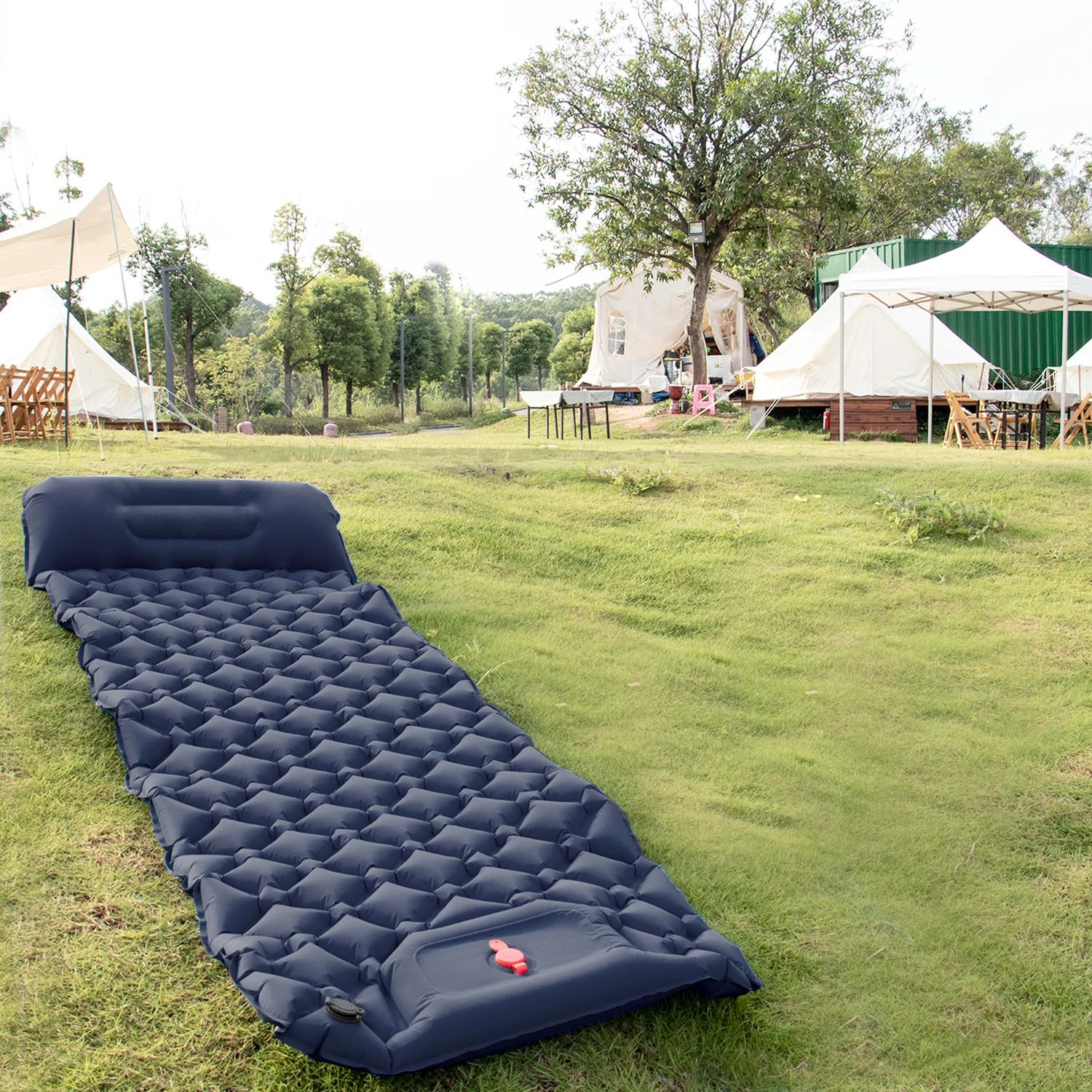 Comfort Outdoor Sleeping Pad Camping Inflatable Mattress W Pillows Travel Mat Folding Bed Ultralight Air Cushion Hiking Trekking
Comfort Outdoor Sleeping Pad Camping Inflatable Mattress W Pillows Travel Mat Folding Bed Ultralight Air Cushion Hiking Trekking