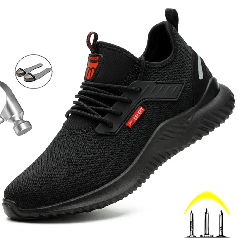 Fashion Work Sneakers Male Indestructible Safety Shoes Men Work Boots Steel Toe Shoes Light Men Boots Anti-piercing Work Shoes
Fashion Work Sneakers Male Indestructible Safety Shoes Men Work Boots Steel Toe Shoes Light Men Boots Anti-piercing Work Shoes