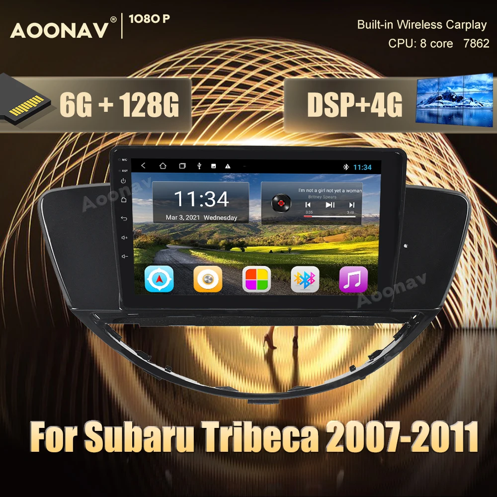 128GB car radio 2din Android 10.0 For Subaru Tribeca 2007-2011 car multimedia player android auto GPS car stereo auto Head Unit
128GB car radio 2din Android 10.0 For Subaru Tribeca 2007-2011 car multimedia player android auto GPS car stereo auto Head Unit