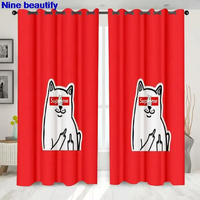 3D Cartoon Super Middle Finger Cartoon Lovers 2 Panels/Set Window Curtains Blockout Photo Curtain Print Fabric Window
3D Cartoon Super Middle Finger Cartoon Lovers 2 Panels/Set Window Curtains Blockout Photo Curtain Print Fabric Window