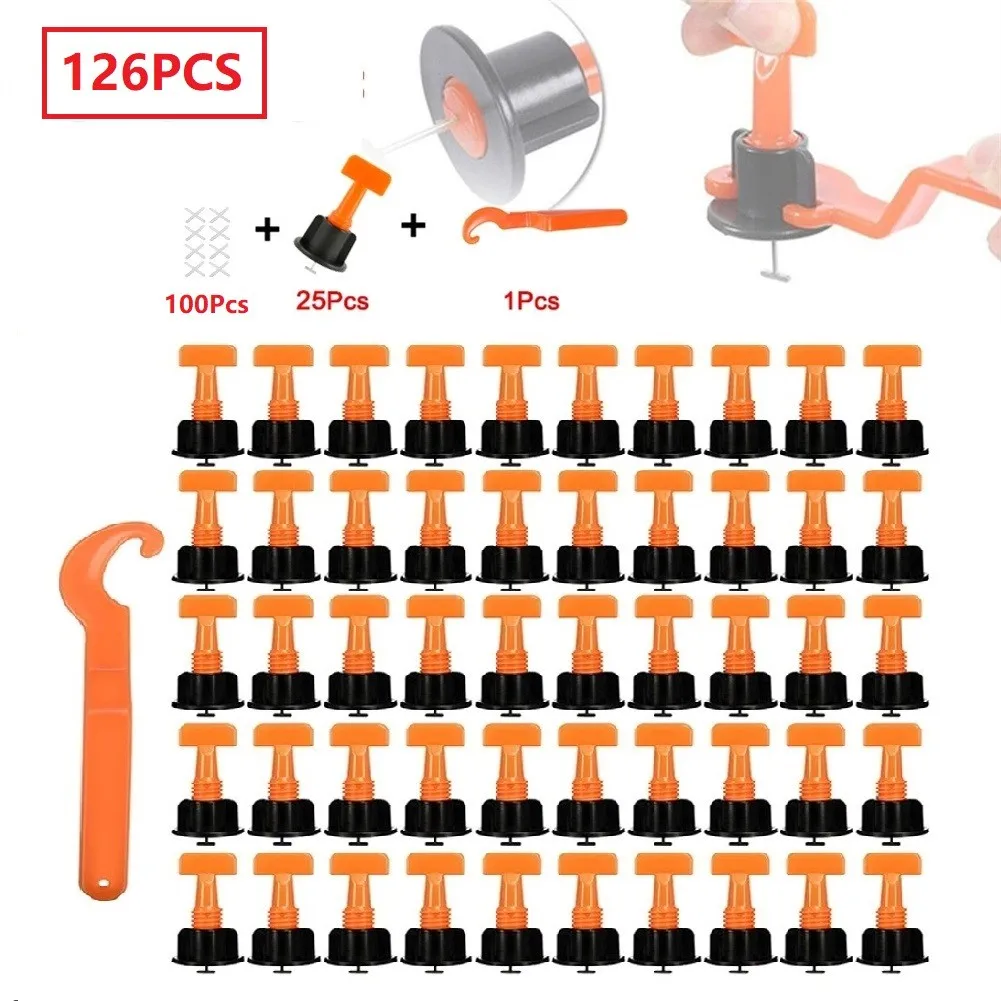 126 Pcs Reusable Tile Leveling System Wall Floor Tile Leveler Spacers With Wrench Tile Leveling Tool Reduce Displacement During
126 Pcs Reusable Tile Leveling System Wall Floor Tile Leveler Spacers With Wrench Tile Leveling Tool Reduce Displacement During