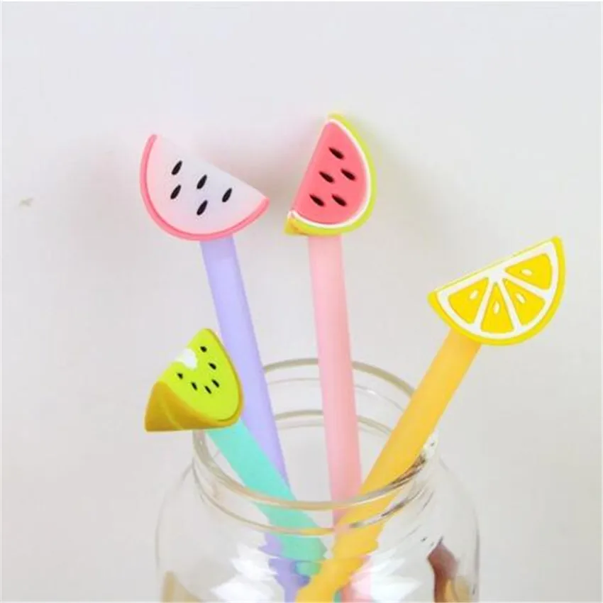1 pcs Gel Pens Creative Fruit black colored kawaii gift gel-ink pens pens for writing Cute stationery office school supplies
1 pcs Gel Pens Creative Fruit black colored kawaii gift gel-ink pens pens for writing Cute stationery office school supplies