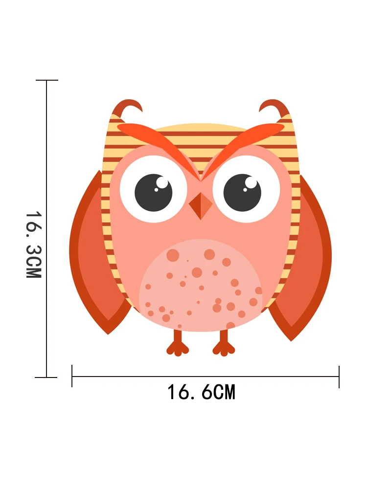 ZTTZDY 16.6cm*16.3cm Cute Cartoon Owl Decoration PVC Waterproof Decal Car Sticker YJ1-0118
ZTTZDY 16.6cm*16.3cm Cute Cartoon Owl Decoration PVC Waterproof Decal Car Sticker YJ1-0118