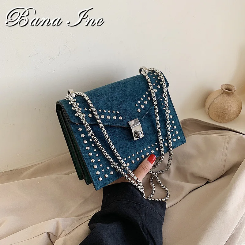 High Quality Scrub Leather Small Shoulder Messenger Bags For Women 2021 Chain Rivet Lock Crossbody Bag Female Travel Mini Bags
High Quality Scrub Leather Small Shoulder Messenger Bags For Women 2021 Chain Rivet Lock Crossbody Bag Female Travel Mini Bags