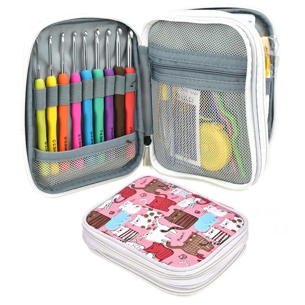 Качественные крючки для вязания, 85 шт., набор крючков для вязания, эргономичные крючки для вязания разных размеров, крючки для вязания с сумк...
Качественные крючки для вязания, 85 шт., набор крючков для вязания, эргономичные крючки для вязания разных размеров, крючки для вязания с сумк...