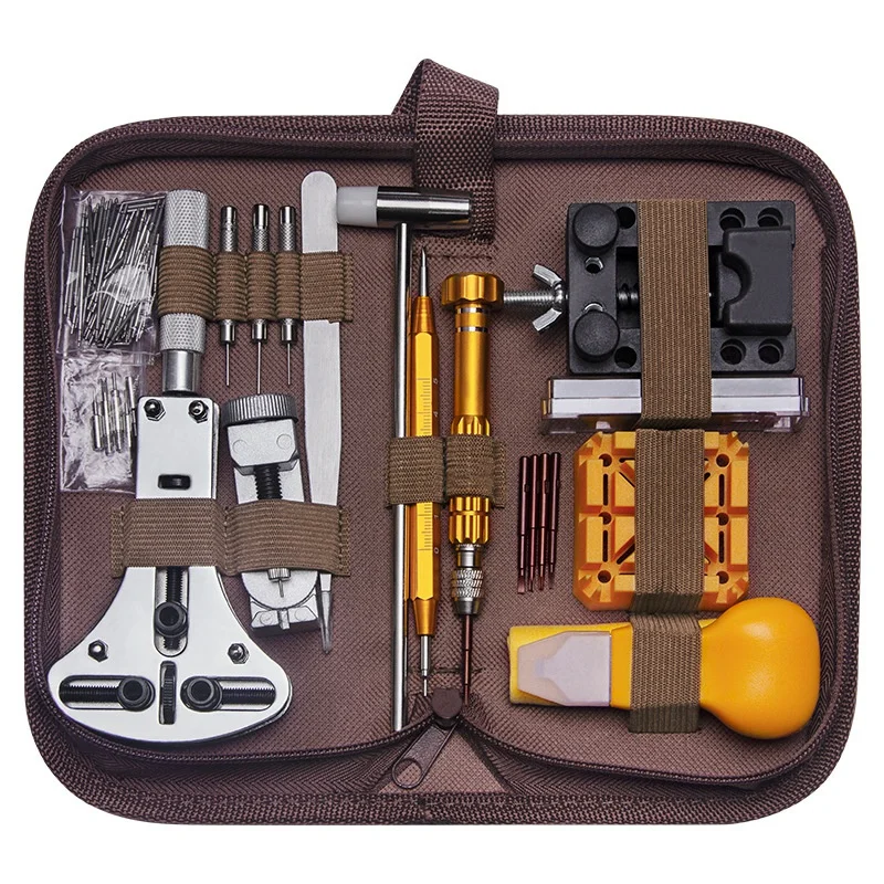149Pcs Watch Repair Tool Kit Watch Link Pin Remover Case Opener Spring Bar Remover Repair Tool Kit Replace the Battery Assembly
149Pcs Watch Repair Tool Kit Watch Link Pin Remover Case Opener Spring Bar Remover Repair Tool Kit Replace the Battery Assembly