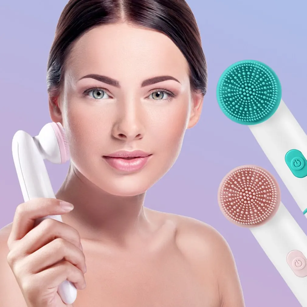 2 In 1 Electric Silicone Face Cleansing Brush Vibration Massage Face T Zone Deep Clean Remove Exfoliating Skin Care Tools
2 In 1 Electric Silicone Face Cleansing Brush Vibration Massage Face T Zone Deep Clean Remove Exfoliating Skin Care Tools