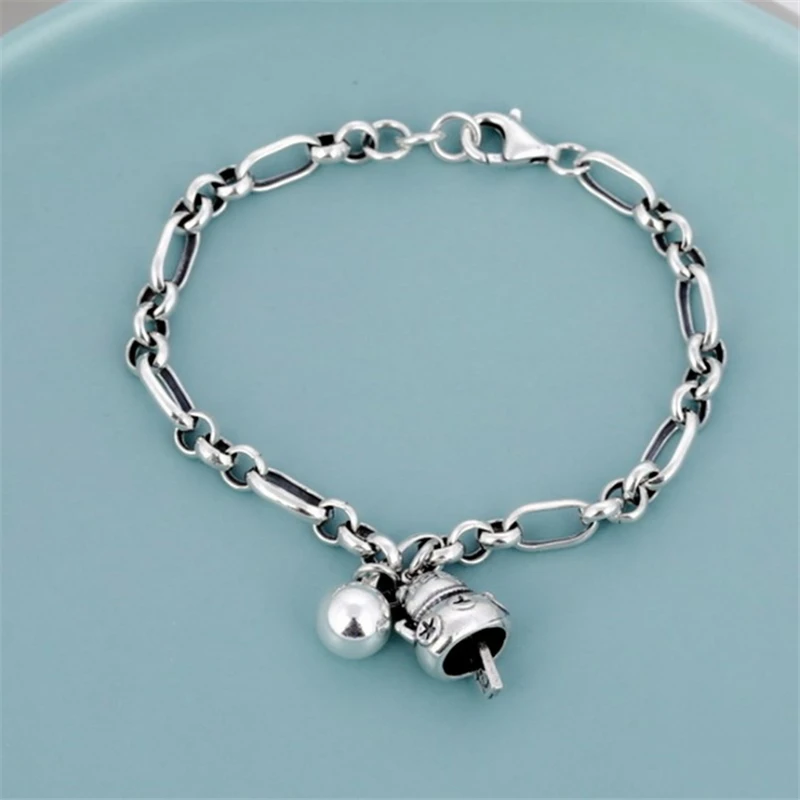 2020 Korean Japan Style Cute Animal Lucky Cat Braslet For Women S925 Sterling Silver Vintage Bells Punk Thick Barcelets Girls
2020 Korean Japan Style Cute Animal Lucky Cat Braslet For Women S925 Sterling Silver Vintage Bells Punk Thick Barcelets Girls