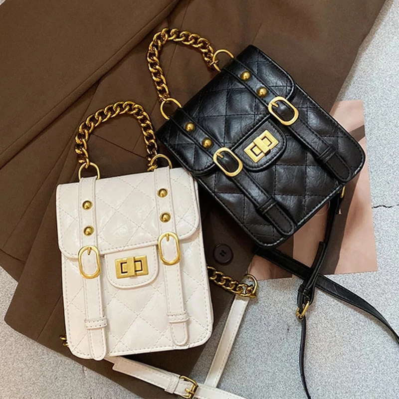 Chain Small Shoulder Bag Brand Design Soft Pu Leather Casual Women Purses Handbag Women's High Quality Mini crossbody Bag Female
Chain Small Shoulder Bag Brand Design Soft Pu Leather Casual Women Purses Handbag Women's High Quality Mini crossbody Bag Female
