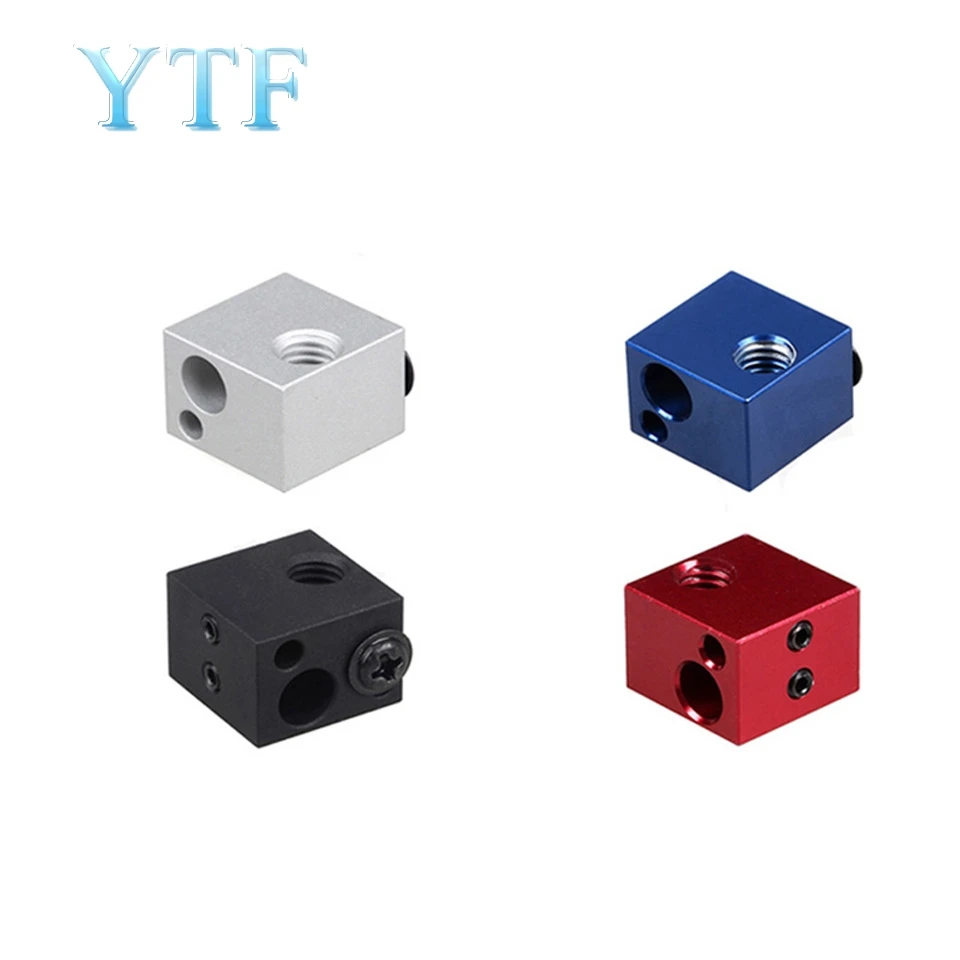 Heated Block 3D Printer Aluminum Heater Block MK7 MK8 Extruder V6 J-head Hot End Heating Block 16*16*12mm
Heated Block 3D Printer Aluminum Heater Block MK7 MK8 Extruder V6 J-head Hot End Heating Block 16*16*12mm