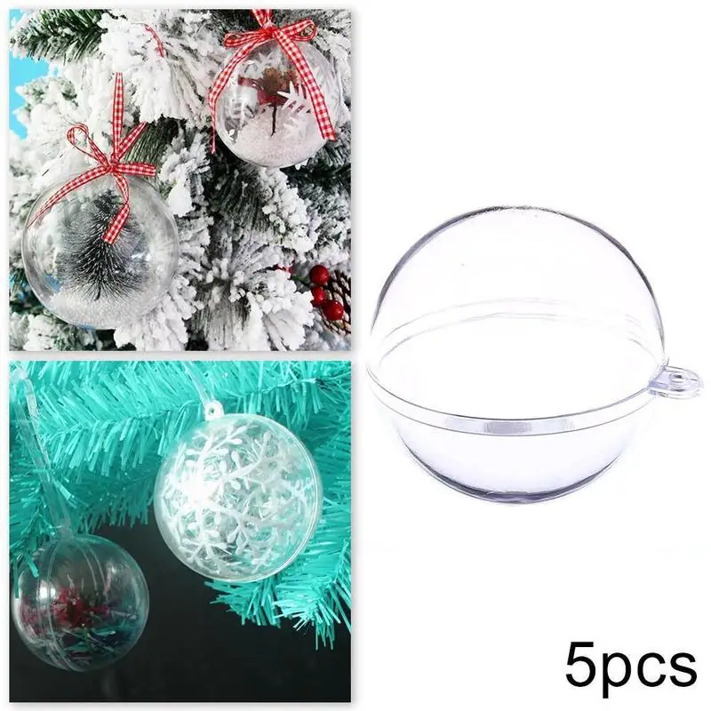 5Pcs Transparent Decoration Ball Ornaments Xmas Tree Decor Christmas Decorations Hollow Sphere Hanging Decor
5Pcs Transparent Decoration Ball Ornaments Xmas Tree Decor Christmas Decorations Hollow Sphere Hanging Decor