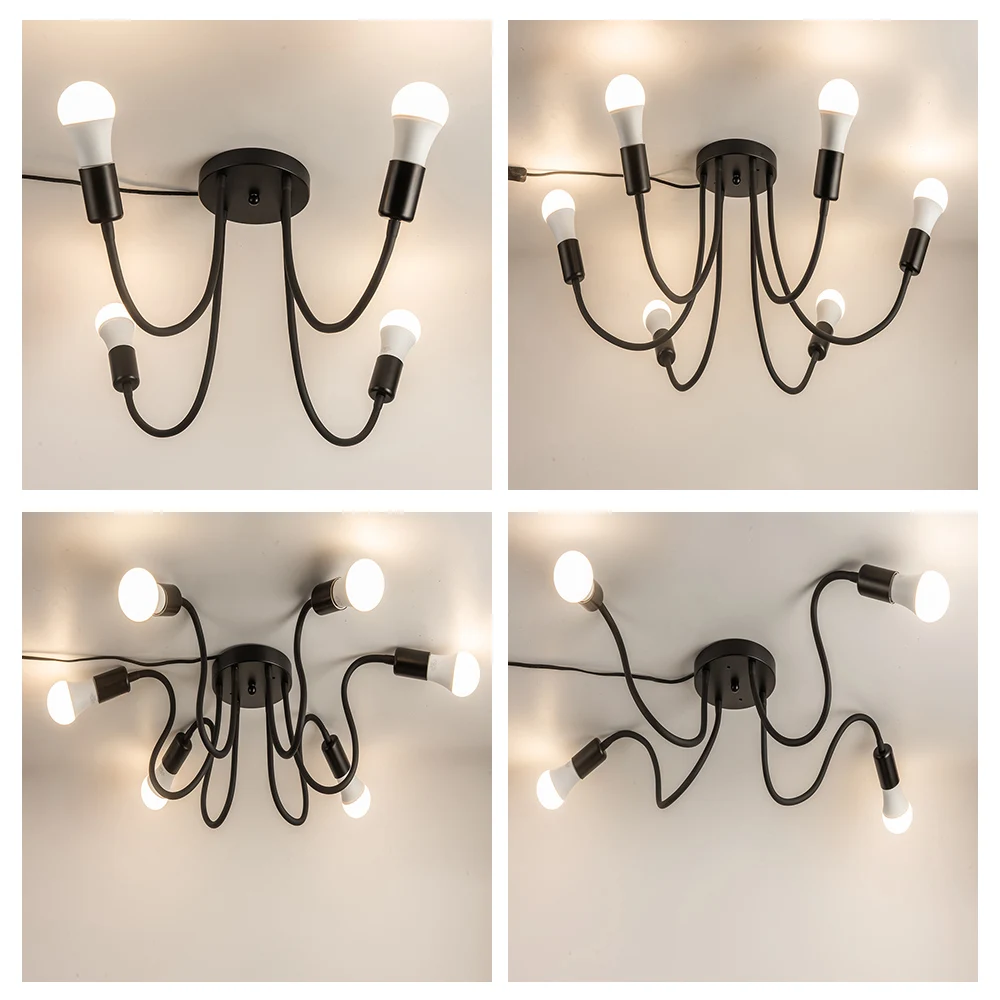 Fast shipping four six heads ceiling light with warm white or white E27 bulb led ceiling lamp indoor decorate lighting
Fast shipping four six heads ceiling light with warm white or white E27 bulb led ceiling lamp indoor decorate lighting