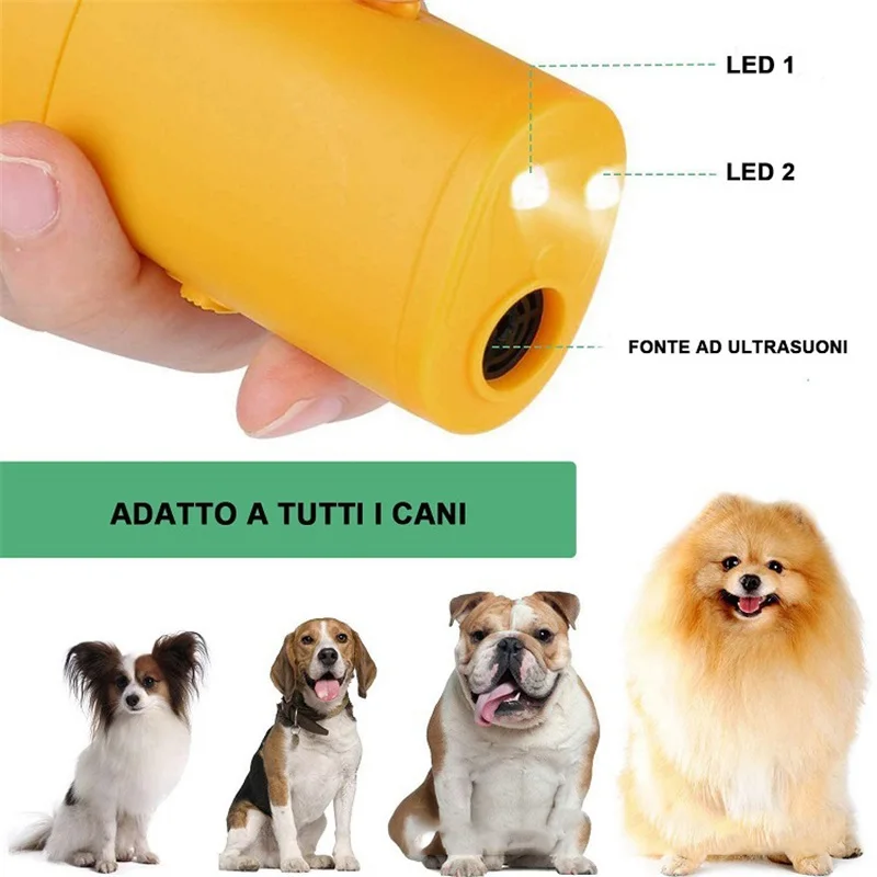 Ultrasonic Dog Repeller Anti Barking Dog Training Device Handheld Bark Stop Tool Deterrent Pet Supplies
Ultrasonic Dog Repeller Anti Barking Dog Training Device Handheld Bark Stop Tool Deterrent Pet Supplies