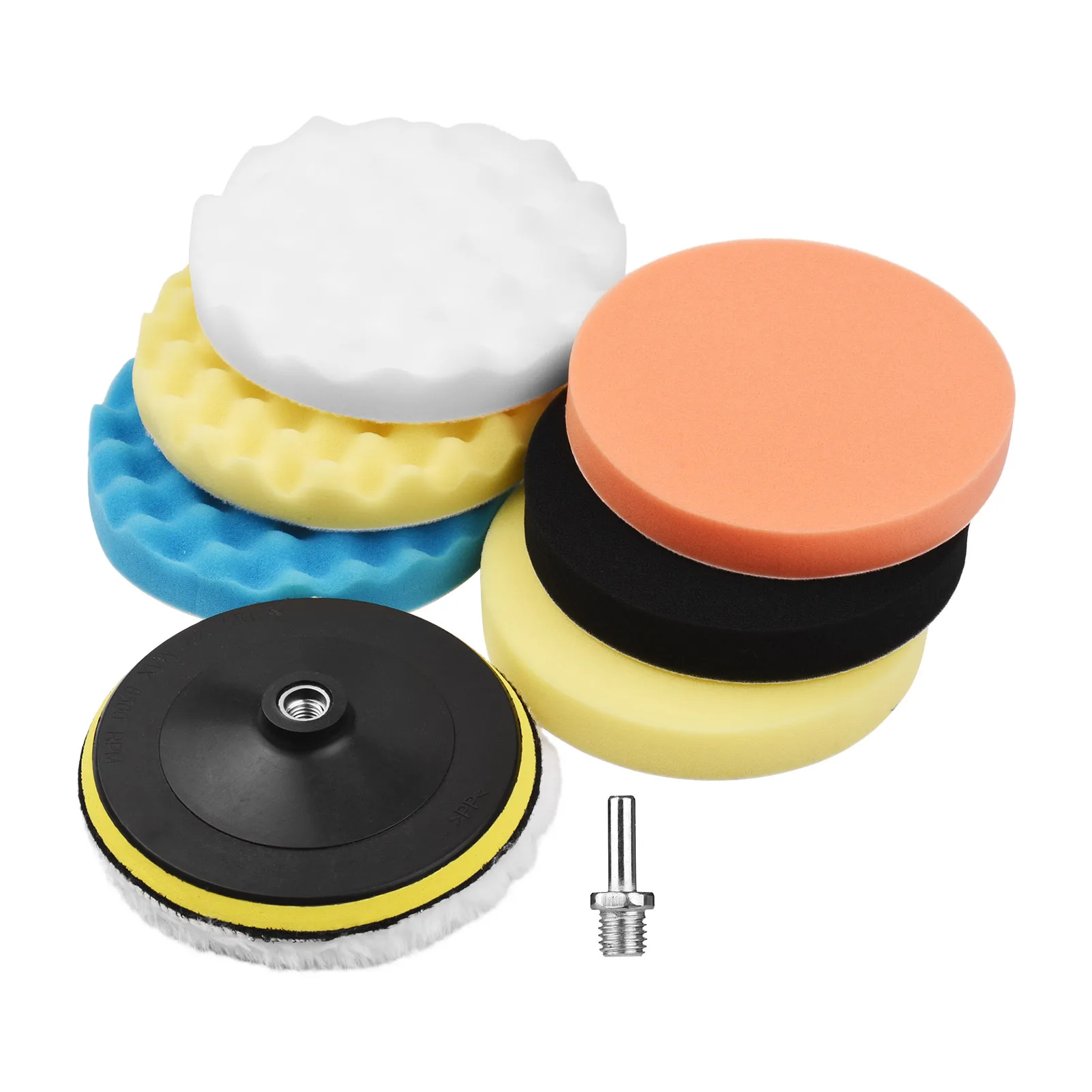 Набор полировальных прокладок, накладки большого размера 7 дюймов, с шерстяными вставками, 9 шт.
Набор полировальных прокладок, накладки большого размера 7 дюймов, с шерстяными вставками, 9 шт.