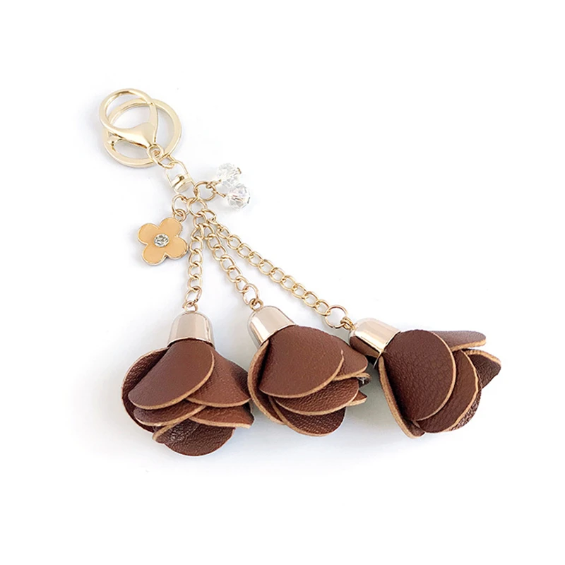 Sansango 2021 Fashion Leather Rose Flower Keychain Cute Tassel Flower Key Ring Women Keychain Female Bag Pendant Jewelry
Sansango 2021 Fashion Leather Rose Flower Keychain Cute Tassel Flower Key Ring Women Keychain Female Bag Pendant Jewelry