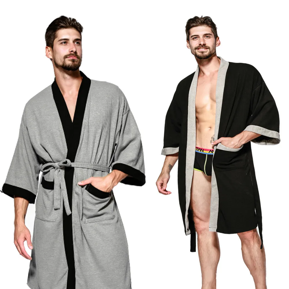 2021 New Luxury Bathrobe Mens Plus Size waffle Pajamas Kimono Night gown Male Nightgown cotton Robe spa
2021 New Luxury Bathrobe Mens Plus Size waffle Pajamas Kimono Night gown Male Nightgown cotton Robe spa