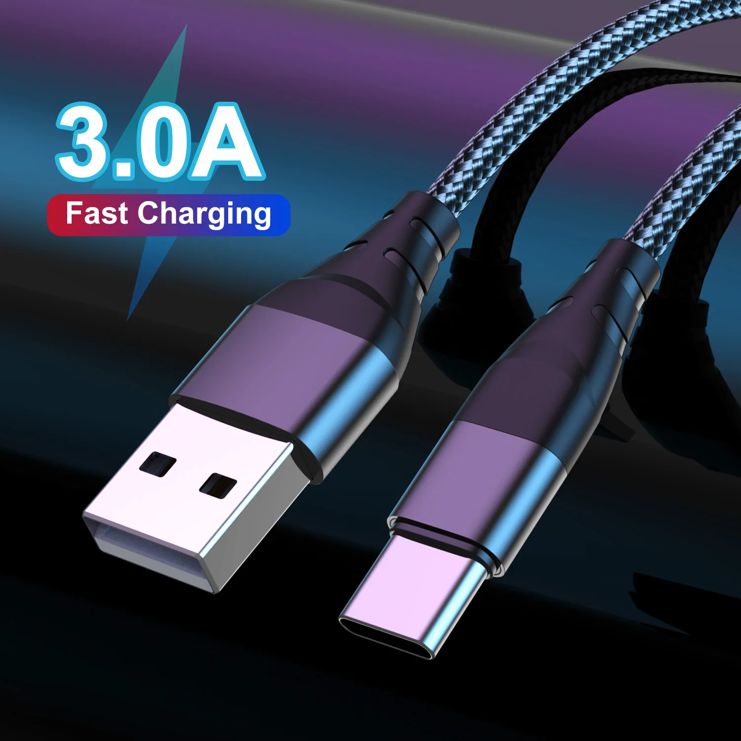 LUPWAY Type-C Charge Cable 3A Fast Charging USB C Cable for Samsung Xiaomi Portable Nylon Mobile Phone Data Transmission Cable
LUPWAY Type-C Charge Cable 3A Fast Charging USB C Cable for Samsung Xiaomi Portable Nylon Mobile Phone Data Transmission Cable