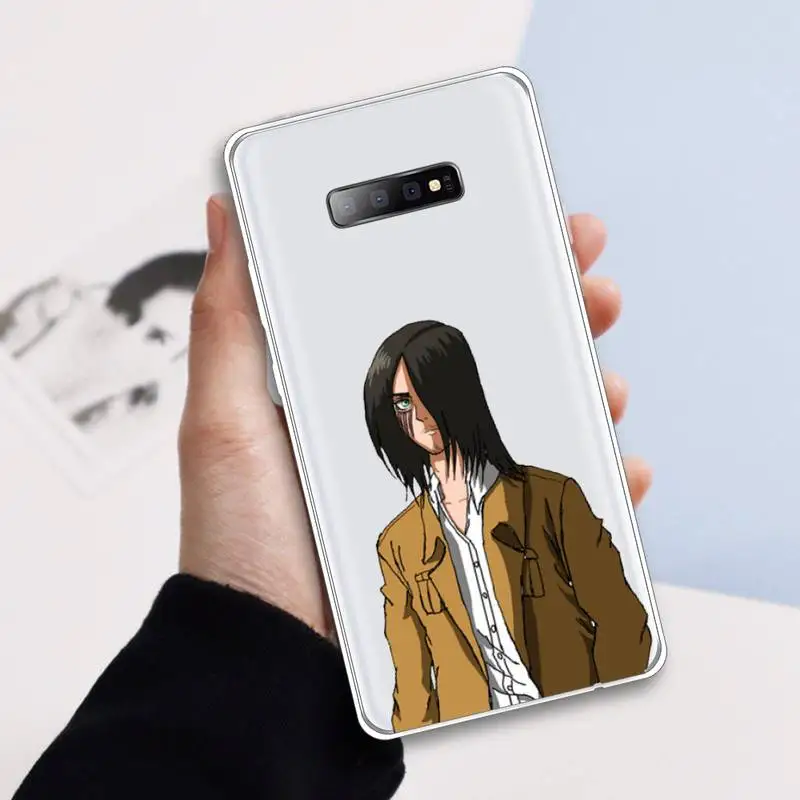 Eren Jaeger Attack on titan anime Phone Case Transparent For Samsung Galaxy A 71 21s S note 8 9 10 plus 20 ultra
Eren Jaeger Attack on titan anime Phone Case Transparent For Samsung Galaxy A 71 21s S note 8 9 10 plus 20 ultra