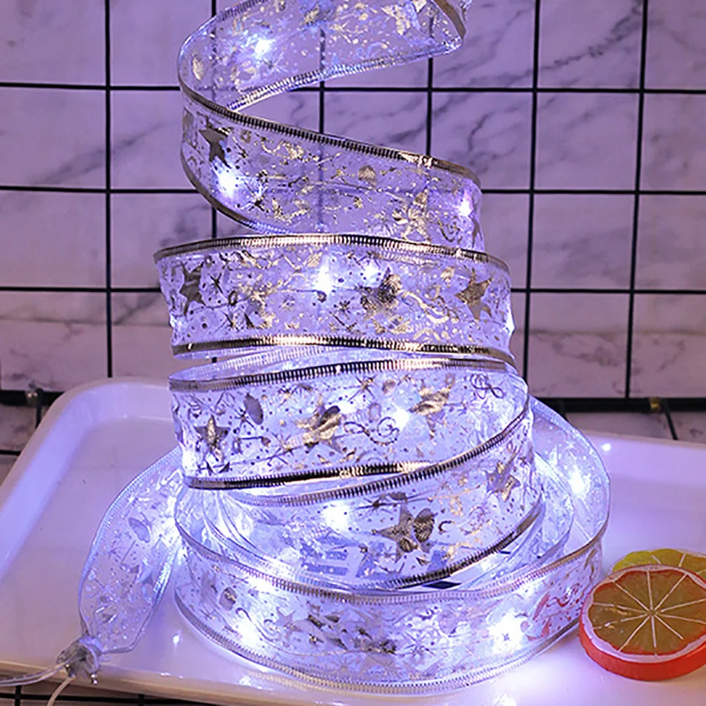 4M Fantastic 40 Lights Christmas Fairy String Light Copper Wire Ribbon Bows Light For Party Wedding Holiday Christmas Tree Decor
4M Fantastic 40 Lights Christmas Fairy String Light Copper Wire Ribbon Bows Light For Party Wedding Holiday Christmas Tree Decor