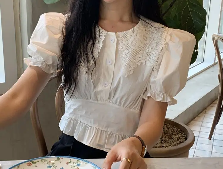 New spring Vintage solid Shirt female Oversize Tops Women short sleeve Girls Blouse Summer Plus Size Women Blouses femme Blusas
New spring Vintage solid Shirt female Oversize Tops Women short sleeve Girls Blouse Summer Plus Size Women Blouses femme Blusas
