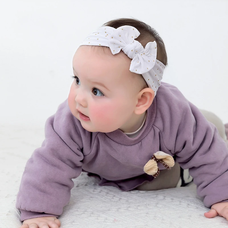 Baby Girls Headband Soft Elastic Hairband for Children Nylon Kids Turban Solid Head Bands Toddler Knot Bow Metal Dot Head Wrap
Baby Girls Headband Soft Elastic Hairband for Children Nylon Kids Turban Solid Head Bands Toddler Knot Bow Metal Dot Head Wrap