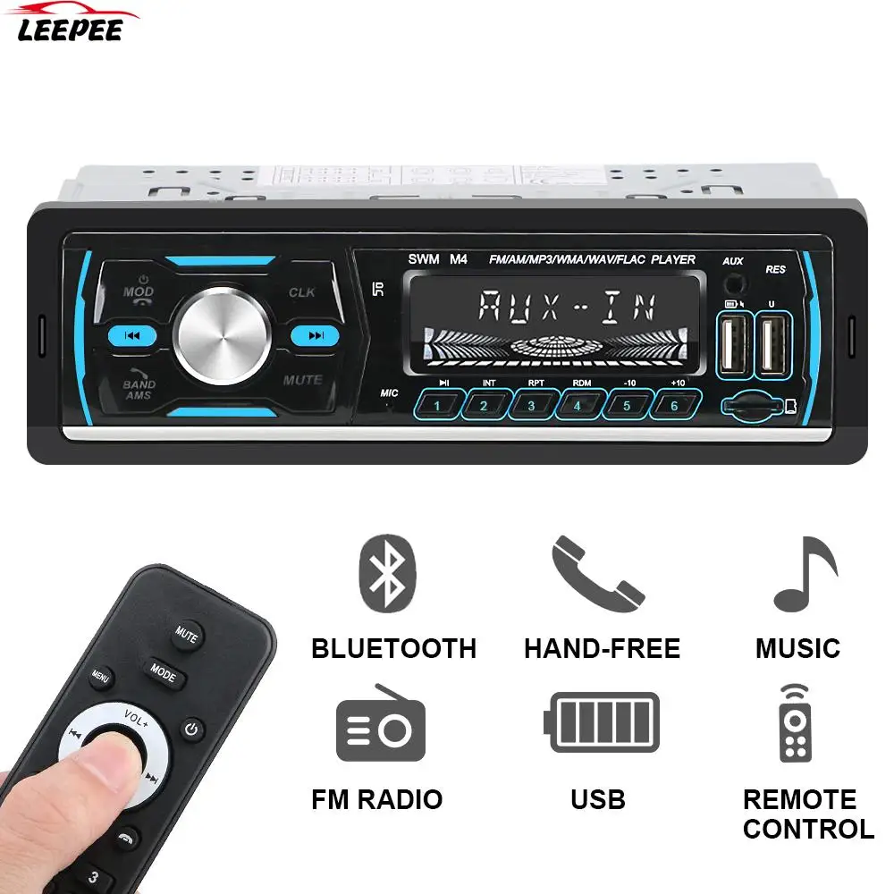 12V 1 Din Car Stereo Radio Receiver MP3 Player Automobile Audio Radio FM Transmitter Automotive Accessories Cartronics Universal
12V 1 Din Car Stereo Radio Receiver MP3 Player Automobile Audio Radio FM Transmitter Automotive Accessories Cartronics Universal