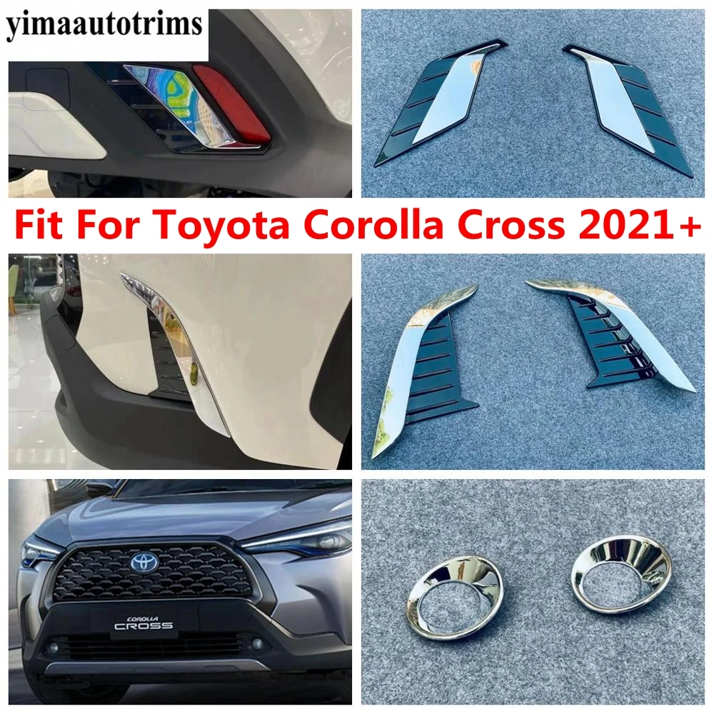 Front / Rear Bumper Fog Light Lamp Eyelid Eyebrow Strip Frame Cover Trim For Toyota Corolla Cross 2021 - 2023 Chrome Accessories
Front / Rear Bumper Fog Light Lamp Eyelid Eyebrow Strip Frame Cover Trim For Toyota Corolla Cross 2021 - 2023 Chrome Accessories