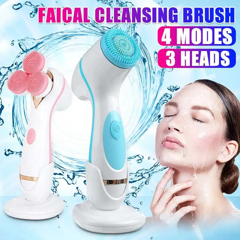 Electric Face Cleaners Facial Cleansing Brush Pore Ceaner Skin Deep Cleaning Brush Heads Face Cleaner Face Spa Facial Massage
Electric Face Cleaners Facial Cleansing Brush Pore Ceaner Skin Deep Cleaning Brush Heads Face Cleaner Face Spa Facial Massage