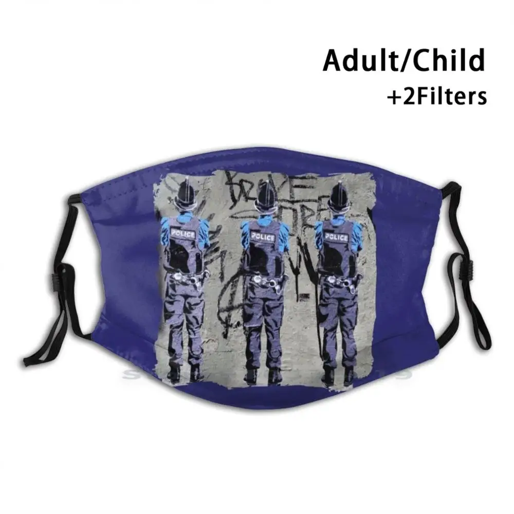 British Police Cops Urban Street Art - Halloween Design Anti Dust Filter Washable Face Mask Kids Police Cops Portrait Urban
British Police Cops Urban Street Art - Halloween Design Anti Dust Filter Washable Face Mask Kids Police Cops Portrait Urban