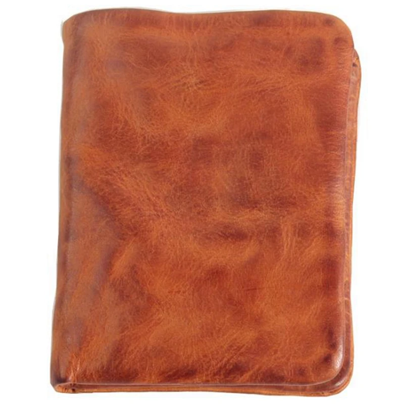 Handmade First Layer Cowhide Short Wallet Men's Leather Wallet Retro Old Fashion
Handmade First Layer Cowhide Short Wallet Men's Leather Wallet Retro Old Fashion