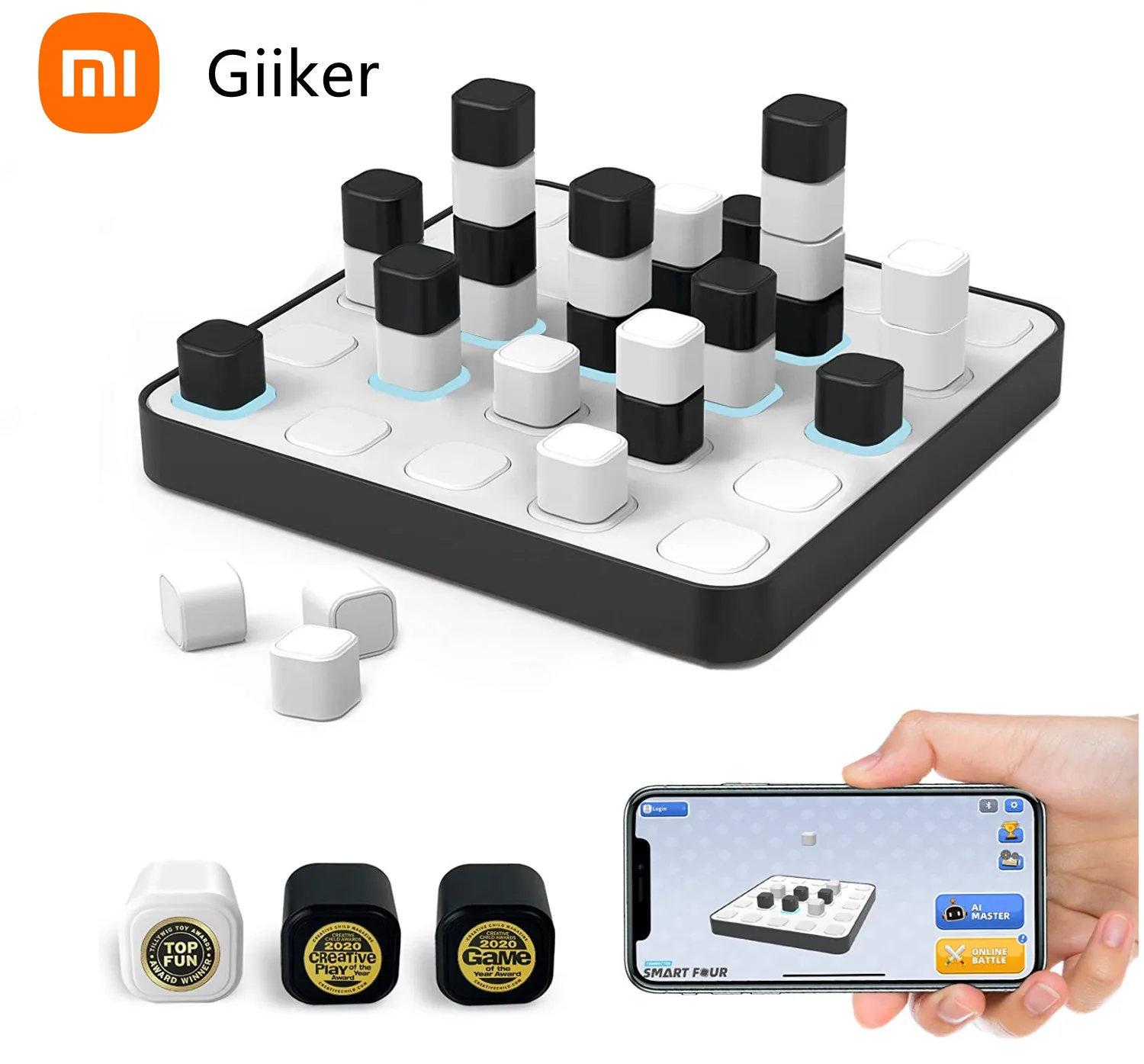 Xiaomi mijia GiiKER смарт-четыре подключенные магнитные 3D четыре в одном с