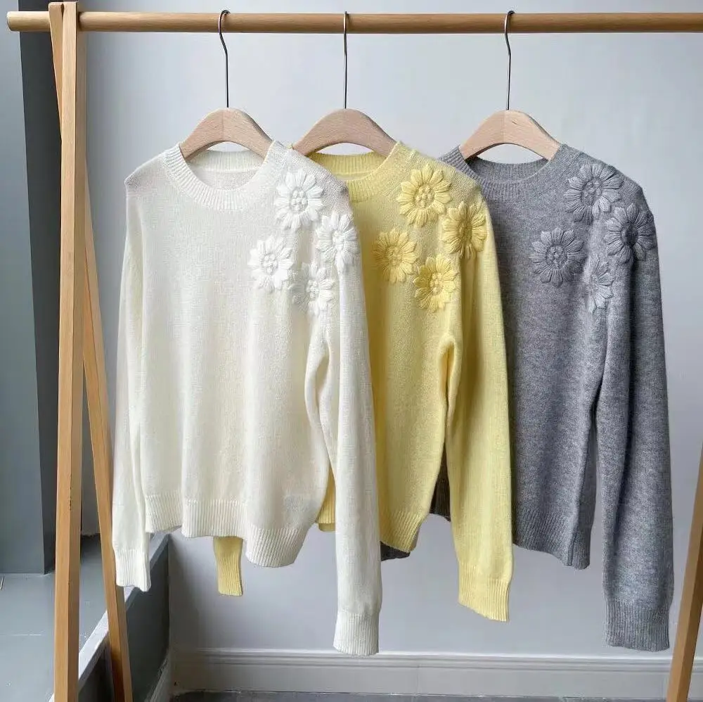 Fyion 2021 Runway Designer Pullover Women's Casual Jacquard Sweater O-neck Jumpers Long Sleeve Knitted Cashmere Sweater
Fyion 2021 Runway Designer Pullover Women's Casual Jacquard Sweater O-neck Jumpers Long Sleeve Knitted Cashmere Sweater