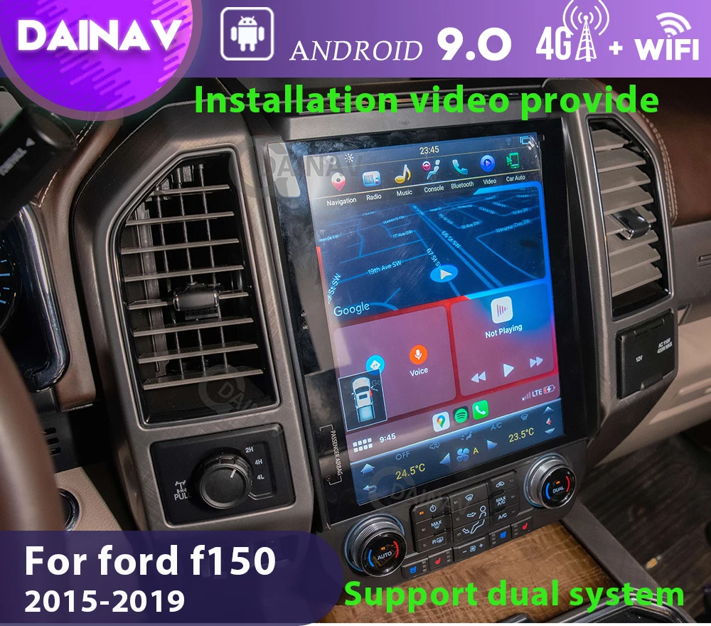 2din android GPS навигация для Ford F150 2015 + вертикальный экран автомобильное радио