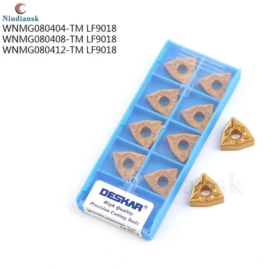 WNMG080404-TM LF9018 WNMG080404-TM LF9018 100% original authentic CNC lathe turning tools, carbide inserts, high wear resistance
WNMG080404-TM LF9018 WNMG080404-TM LF9018 100% original authentic CNC lathe turning tools, carbide inserts, high wear resistance