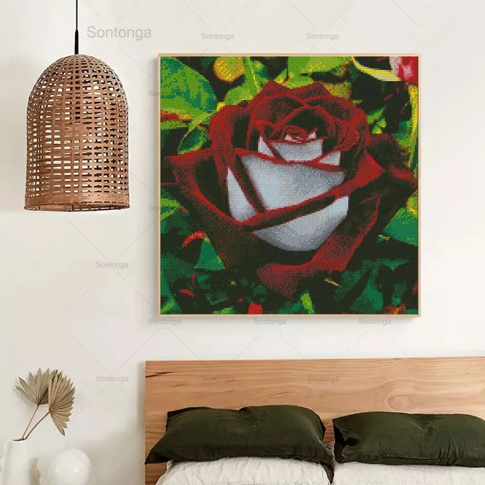 Sontonga 5D Diy Diamond Painting Flower Cross Stitch Kit Mosaic Diamond Embroidery Rose Round Drill Home Decoration
Sontonga 5D Diy Diamond Painting Flower Cross Stitch Kit Mosaic Diamond Embroidery Rose Round Drill Home Decoration