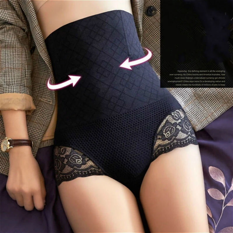 Woman High Waist Trainer Shaper Tummy Control Panties Body Shaper Slimming Shapewear Lace Underwear Lady Corset Briefs Panty
Woman High Waist Trainer Shaper Tummy Control Panties Body Shaper Slimming Shapewear Lace Underwear Lady Corset Briefs Panty